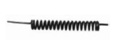 Molla Dx a torsione per cerniera sinistra, filo 2,4 x 19 spire Molla Dx a torsione per cerniera sinistra, filo 2,4 x 19 spire