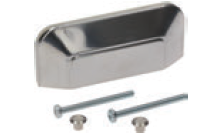 Maniglia completa inox R6087 per sportelli Ronda tipo nuovo - 120 x 50