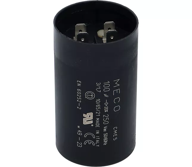 Condensatore 100µF 250V 50/60Hz - adatto a Santos Condensatore elettrolitico da 100µF 250V, ideale per Condensatore 100µF 250V 50/60Hz - adatto a Santos Condensatore elettrolitico da 100µF 250V, ideale per