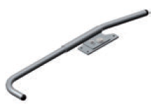 Maniglia interna sinistra 480 tipo nuovo, per celle 480 TN – 480 LWT – 480 GV – 480 BIN INT - lunghezza 765 - staffa fissaggio 165 x 60