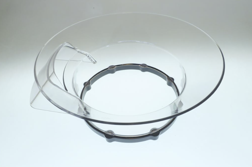 Removable plastic screen