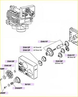 DVA-AT AUTOTROL 255 - TIMER ELETTROMECCANICO ADDOLCITORE AUTOMATICO
