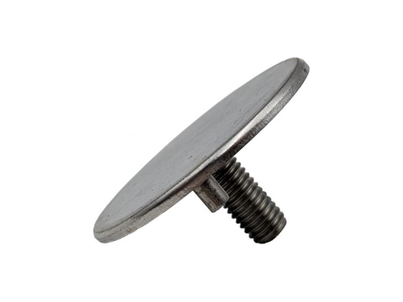 Manopola Tonda inox con perno M8 per pressamerce per affettatrice