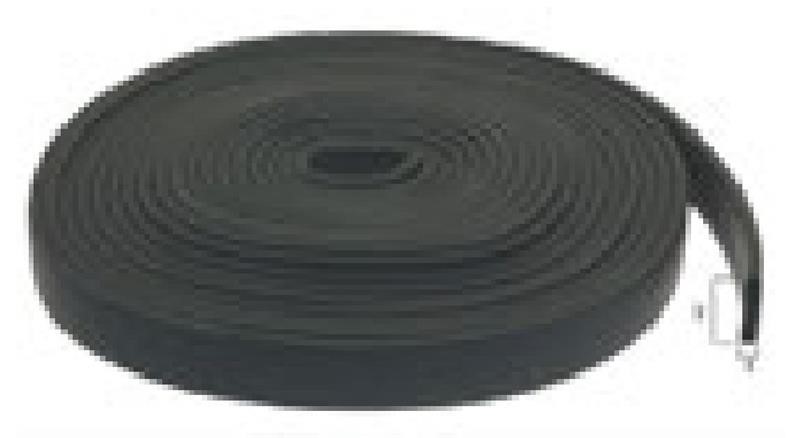 Ricambio compatibile frigoriferi universale - guarnizione in spugna non adesiva colore nero 40 x 8 (larghezza x spessore) mm - rif. 86770