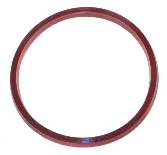 Guarnizione scanalata insaccatrice marca Trespade 3-5KG Ø est 132 silicone rossa