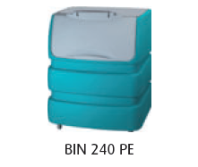 Fabbricatori di ghiaccio A scaglie granulari “ice flaker” Bin 240 pe