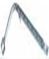 bruciatore a barra ad angolo L 770mm lar. 345mm per forno bruciatore a barra ad angolo L 770mm lar. 345mm per forno