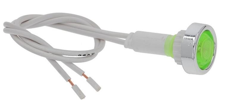 Lampada spia verde 230v