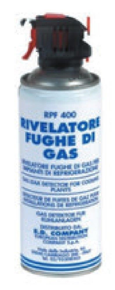 Ricambio compatibile frigoriferi universale - bomboletta cercafughe schiuma rpf 400 si addice a tutti i tipi di gas, non macchia e non ossida fornito con prolunga a tubetto per verificare eventuali perdite in situazioni critiche, innocuo, non infiamm