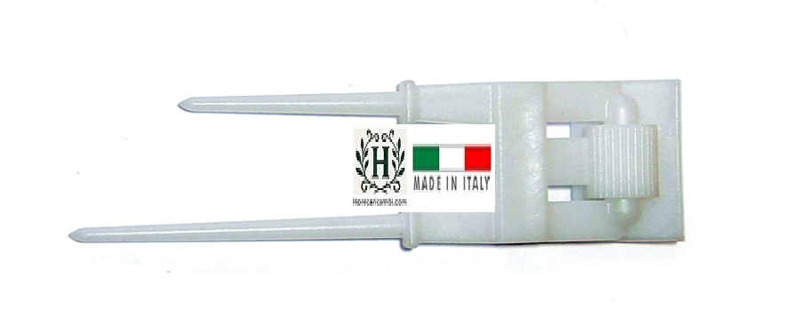 Doppia punta PVC alimentare con doppio snodo a tenuta stagna per segnaprezzi