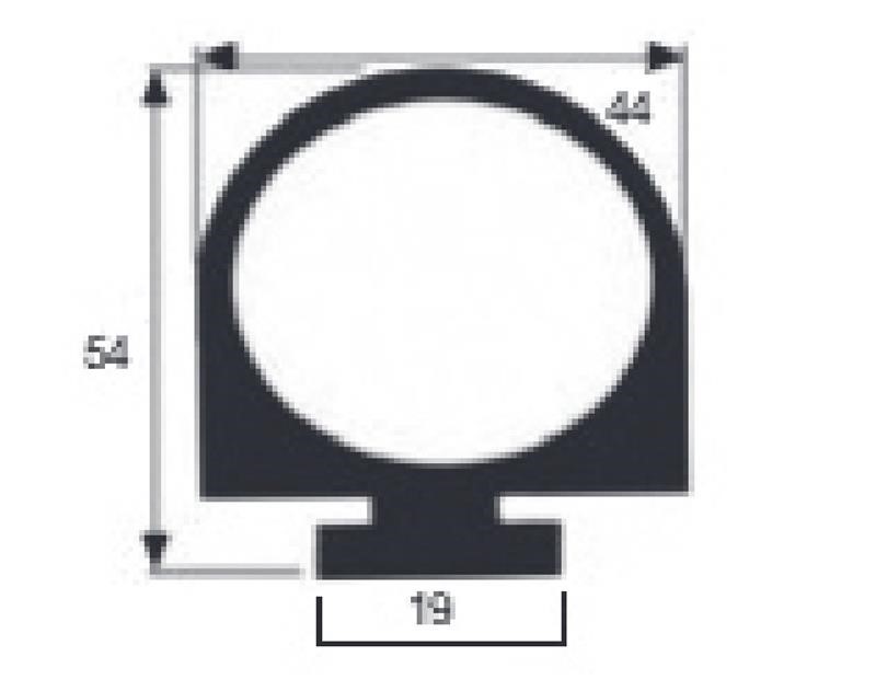 Ricambio compatibile frigoriferi frigor box - guarnizione porta girevole fp scorrevoli tn/bt parte inferiore colore nero 44 x 54 mm - rif. 86859 Ricambio compatibile frigoriferi frigor box - guarnizione porta girevole fp scorrevoli tn/bt parte inferiore colore nero 44 x 54 mm - rif. 86859