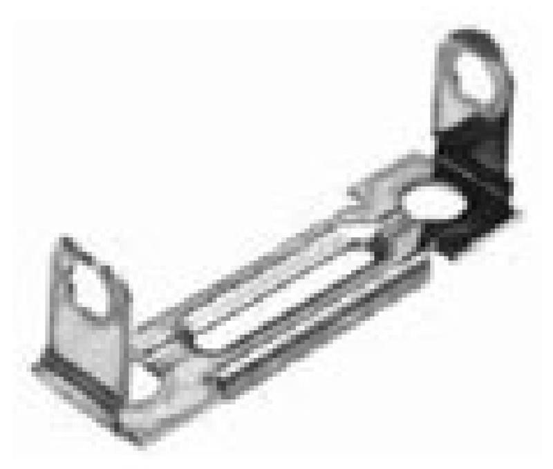 Ricambio compatibile frigoriferi universale - staffa per condensatore per condensatori cod. 08903 e 08904 h=95 - rif. 08906