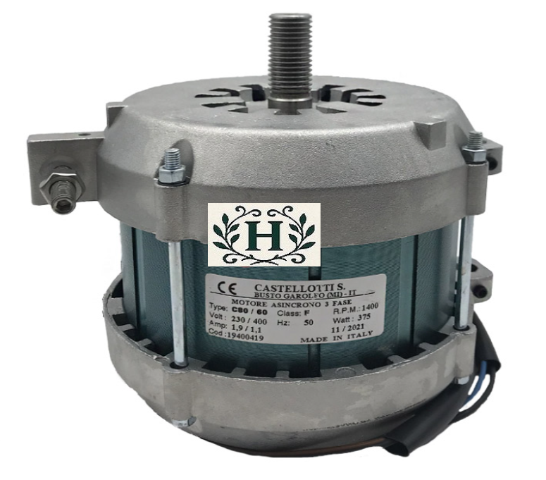 Motore 400V Trifase Pacco 80 Sirman 350 370 385 per affettatrice