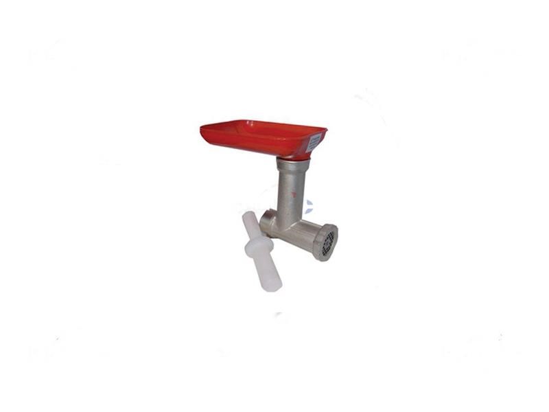 Applicazione opzionale tritacarne mod. 8 con tramoggia moplen per spremipomodoro elettrico