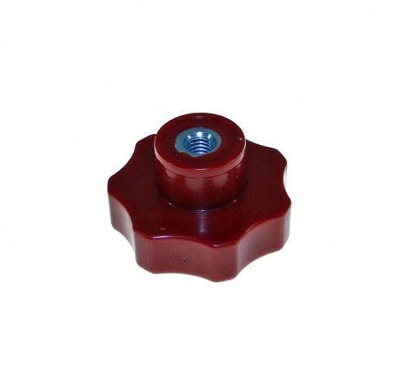 Volantino affettatrice Ø est 50 Ø fil M8 femmina plastica rosso - adatto a Berkel Manconi 300 Ix Smarty Manconi 350 Ix Smarty Manconi 350 Vx Bv