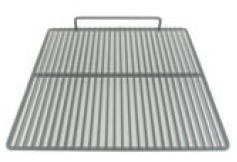 Griglia plastificata con alzatina - colore grigio - L x P 535 x 520 Griglia plastificata con alzatina - colore grigio - L x P 535 x 520