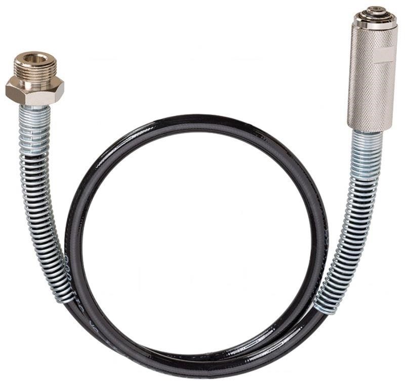 Tubo Flessibile Alta Pressione per CO₂ - Femmina Dado Zigrinato W21.8 CH.24 - Maschio W21.8 CH.24