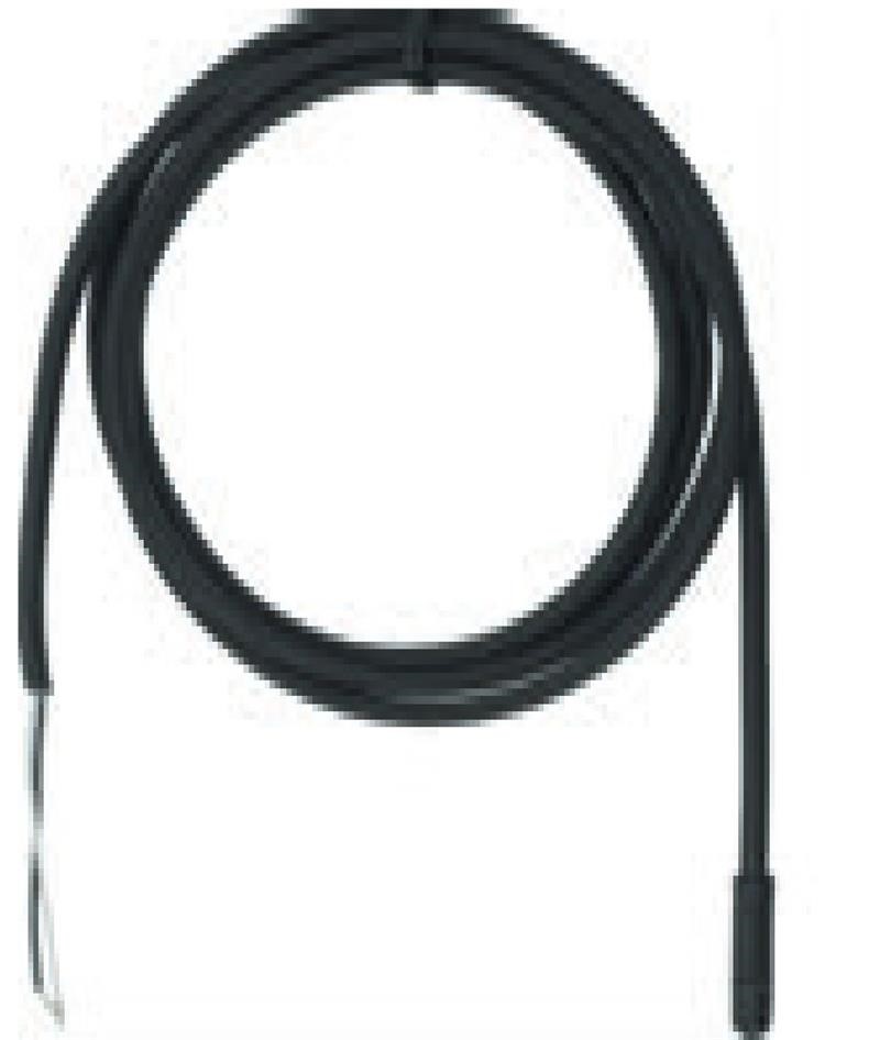 Ricambio compatibile frigoriferi universale - sonda ntc in tpe (capsula in plastica) campo -40° +110° c - ip 68 (stagna) nera 5 x 20 l=3000 mm - rif. 06186