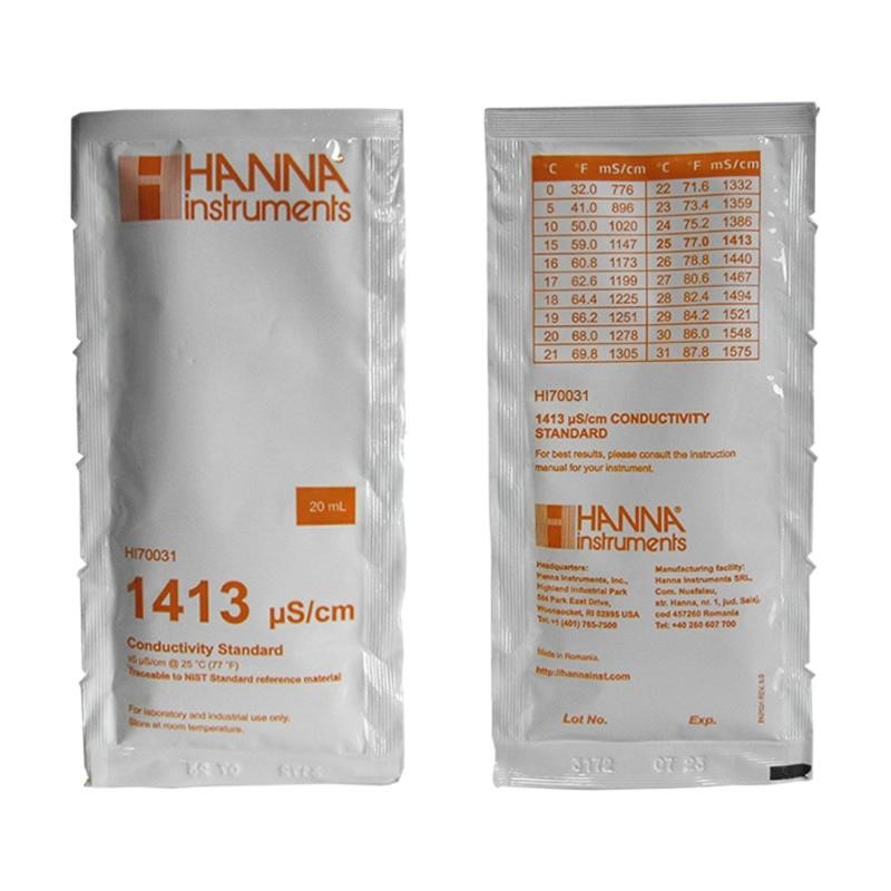 SOLUZIONE DI CALIBRAZIONE 20ML CONDUCIBILITA' 1413uS/cm -BUSTINA