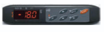Controllore IWC 720 230V, 2 relé, 2 sonde NTC attacco standard, compressore 30A (2 HP) dima foratura 150 x 31 - profondità 60