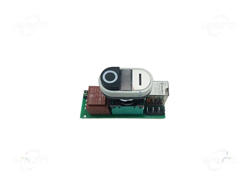 Scheda Bassa Tensione 230V con pulsante TG00LED per affettatrice