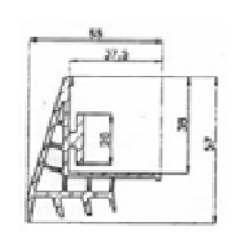 Ricambio compatibile frigoriferi mth - guarnizione inferiore per porte sp=92-151 - rif. 87009