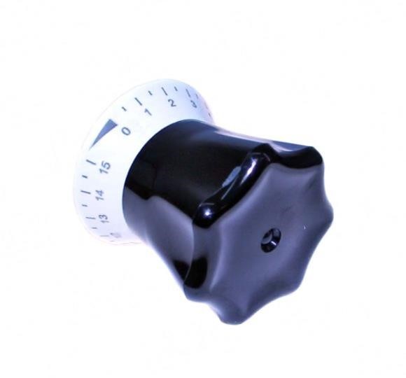 Manopola orologio affettatrice marca Fia/atlas Ø Mascherina 71 Ø foro 12