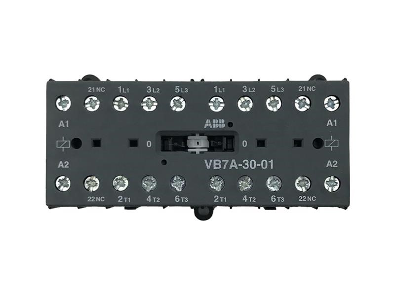 Teleruttore doppio abb vb7a-30-01 con viti sopra