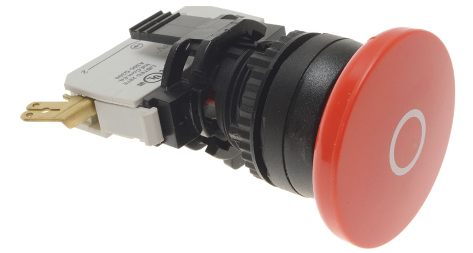 PULSANTE ARRESTO A FUNGO ROSSO 15A 240V