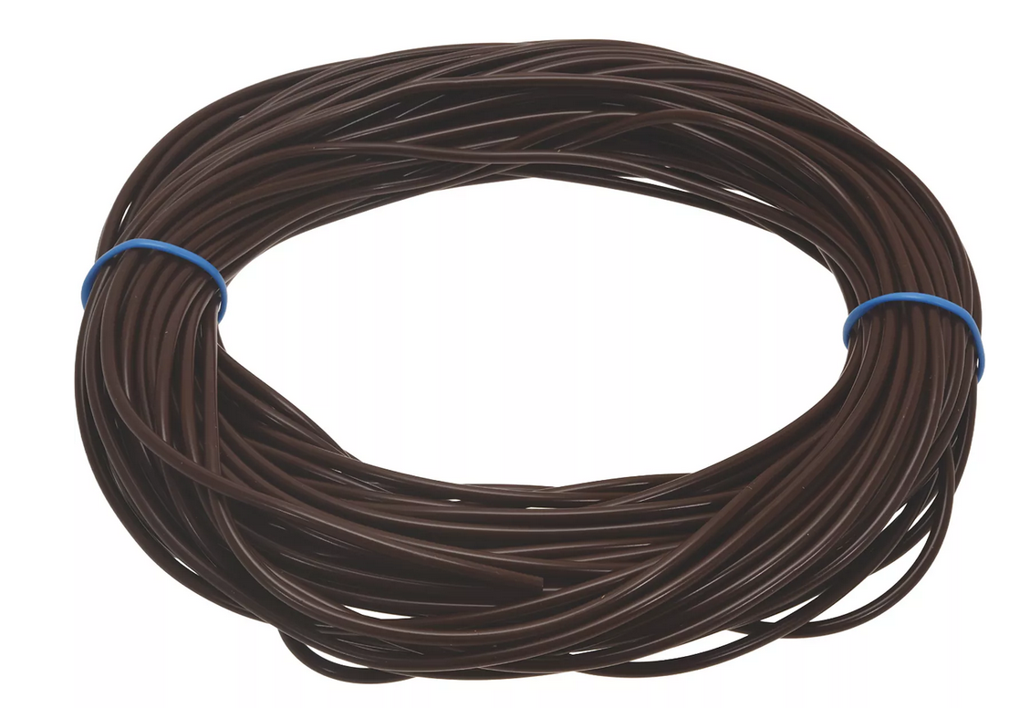 Tubo silicone marrone ø 3x6 60sh 50 mt
