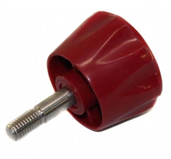Manopola bloccaggio affettatrice carrello rossa Ø fil 12MAX43 marca Noaw