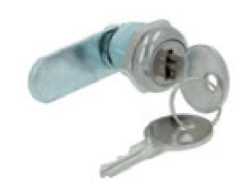 Ricambio compatibile frigoriferi alpeninox - serratura completa con chiave cilindro ø 19 x 16 mm - rif. 01807