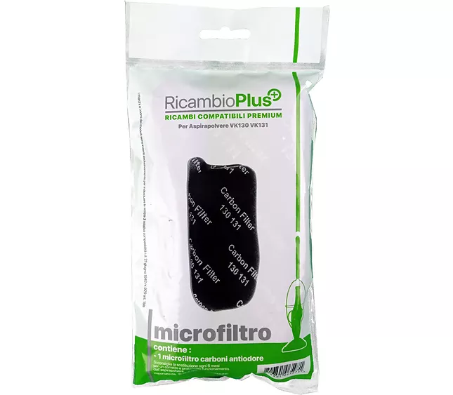 Filtro carbone vk130/vk131 ricambio plus