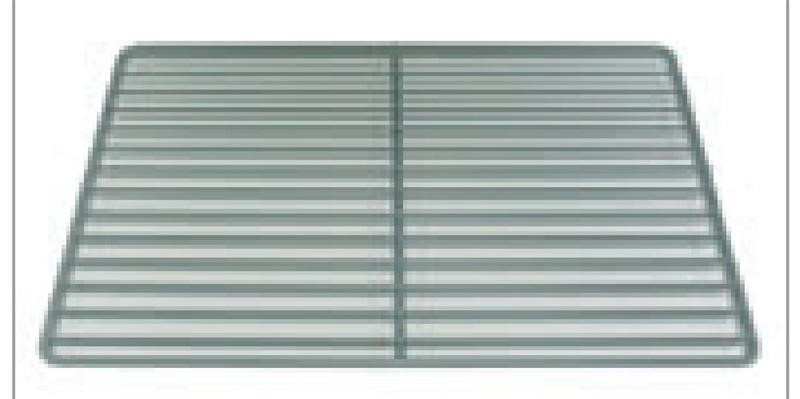 Ricambio compatibile frigoriferi universale - griglia plastificata senza alzatina colore grigio l x p 400 x 600 mm - rif. 01334