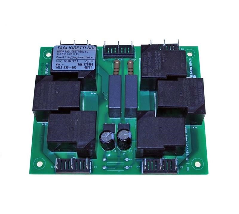 Scheda Elettronica Marca Taglioretti Volt 230/400 Tipo Tg3rtf01 Rele' Per Forni Dim.Lxbxh Mm 120x100 Scheda Elettronica Marca Taglioretti Volt 230/400 Tipo Tg3rtf01 Rele' Per Forni Dim.Lxbxh Mm 120x100