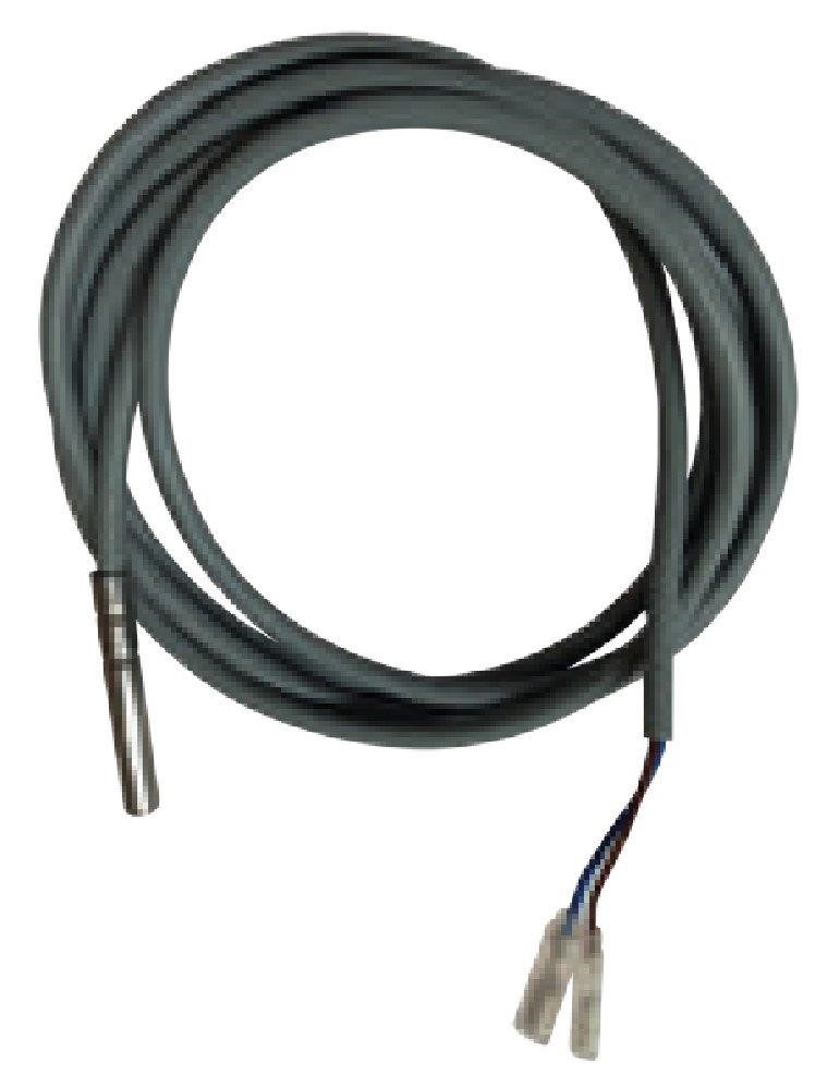 Ricambio compatibile frigoriferi universale - sonda ntc in silicone, campo -50° +110° c per controllore iwc 720 con attacco faston 6 x 40 l=1500 mm - rif. 06178