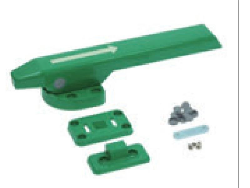 Ricambio compatibile frigoriferi universale - maniglia interna di sicurezza 2700 per chiusura esterna senza chiave 1825 (ns. 02008) – 2025 (ns. 02026) – 3025 (ns. 02120) completa di riscontro composta in materiale termoplastico anticorrosione, colore