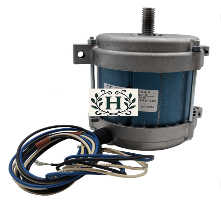 Motore 230V Monofase Pacco 80 passo puleggia 2.34 per Affettatrice