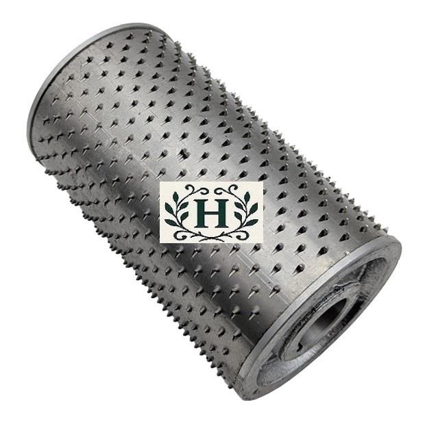 Rullo completo di flange CGT mod. GR12 141X84 inox per grattugia Rullo completo di flange CGT mod. GR12 141X84 inox per grattugia