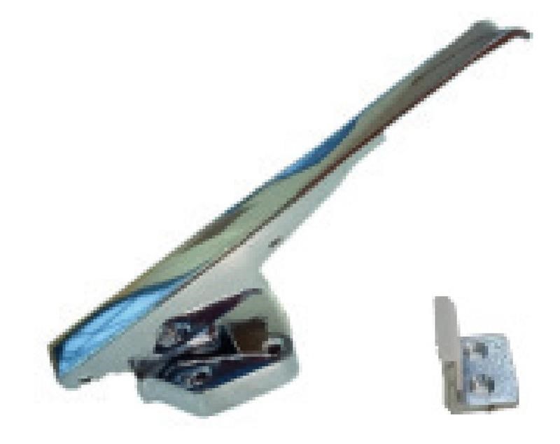 Ricambio compatibile frigoriferi misa - blocco e deceleratore cromato - rif. 02129