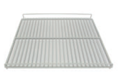 Griglia plastificata con alzatina - colore bianco - L x P 518 x 408 Griglia plastificata con alzatina - colore bianco - L x P 518 x 408