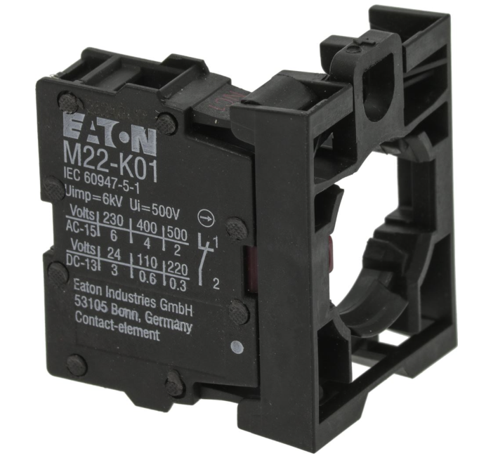 Blocchetto pulsante arresto 15A 500V - adatto a Oem