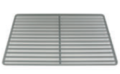 Griglia GN 1/1 plastificata senza alzatina - colore grigio - L x P 530 x 325 Griglia GN 1/1 plastificata senza alzatina - colore grigio - L x P 530 x 325