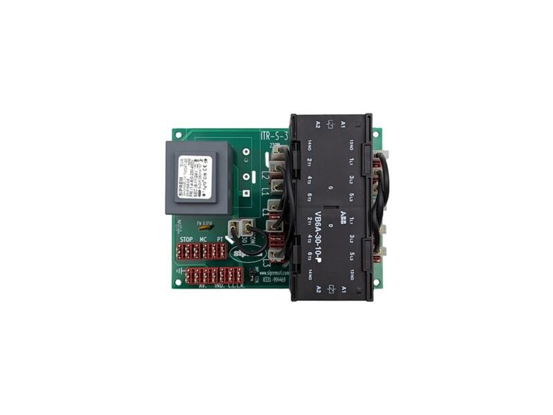 Scheda bassa tensione 230/400v con inversione itr-s2/s3 per tritacarne amb