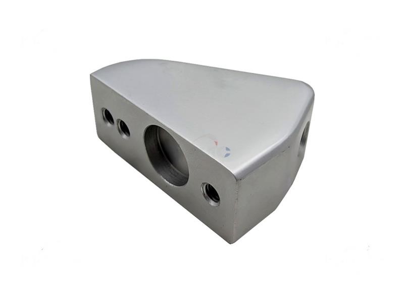 Blocchetto alluminio per impugnatura piatto Sirman mod.leonardo 350/370 BS per affettatrice Blocchetto alluminio per impugnatura piatto Sirman mod.leonardo 350/370 BS per affettatrice
