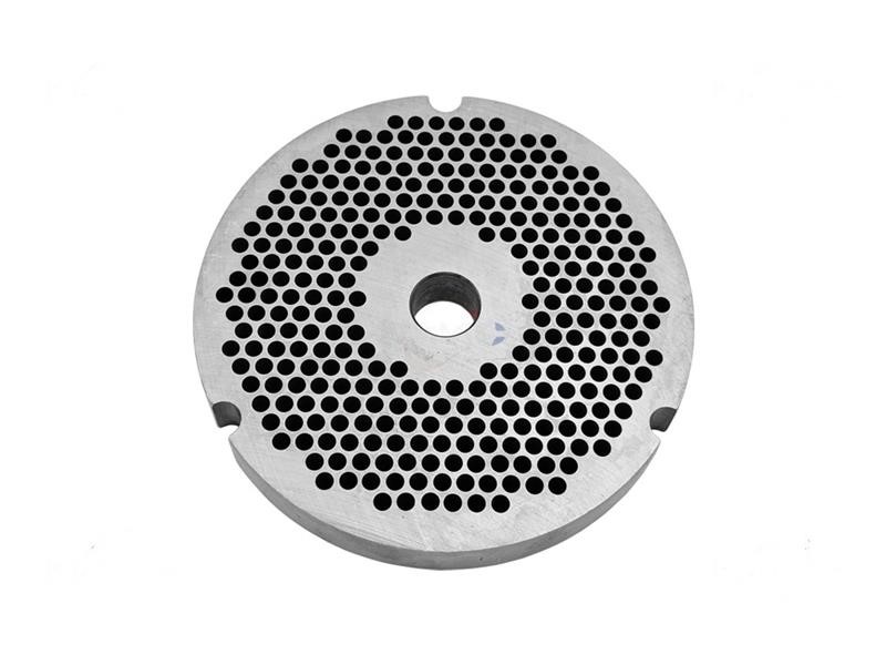 Piastra inox mod.32 fori 3 H.13 saldobrasato s/mozzo per tritacarne Piastra inox mod.32 fori 3 H.13 saldobrasato s/mozzo per tritacarne