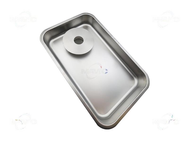 Piatto introduzione carne inox 530X325 Innesto D.82MMCOMPLETO di magnete Bizerba mod. MC 32 per tritacarne Piatto introduzione carne inox 530X325 Innesto D.82MMCOMPLETO di magnete Bizerba mod. MC 32 per tritacarne