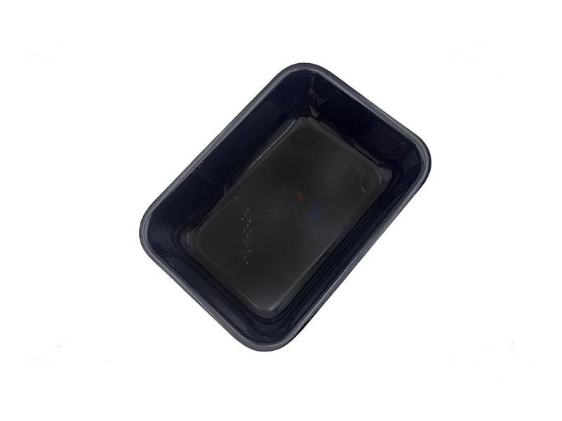 Bacinella metacrilato nero 260X360 H 70 mm.