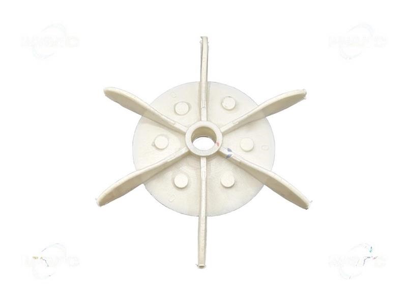 Ventola bianca foro 11 per motore Mistro mod.vm/gm per affettatrice