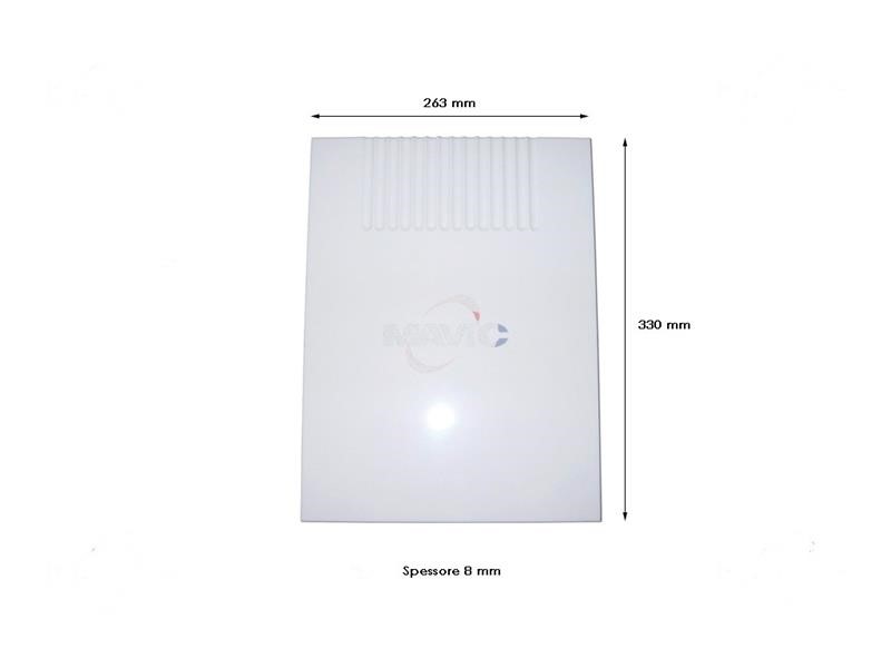 Piatto scanalato 330X263X8 tipo Omega per affettatrice a volano